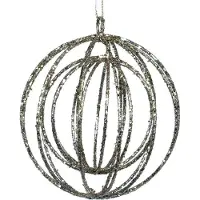 Goodwill Kerstbal Open-Draad Goud D 9 cm Voordeelaanbod per 2 stuks