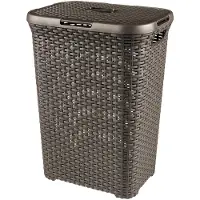 Curver Style Wasmand met deksel - 60L - Bruin