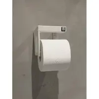 TLF Interieurs Toiletrolhouder Brooklyn | TLF Interieurs staal wit 11x11x11 cm toiletrolhouders | NADUVI