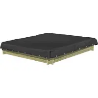 Buitenspeelgoed Keupink Zandbak Afdekhoes Zwart 180x180 cm PVC