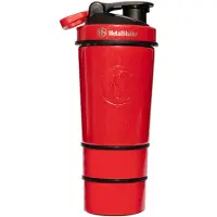 MetalShake RVS Shaker - 600ml - Racing Red Pearl - Dubbelwandig geïsoleerd - Thermos