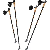 Sportana Nordic Walking stokken set van 2 oranje