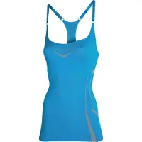 Brubeck Seamless Fitnessshirt - Singlet- Dames - Azure-S