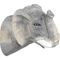 Ferm Living Kapstok Animal Hand-Carved Hook Elephant
