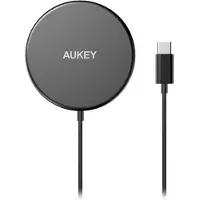 Aukey Aircore Magnetic Qi Wireless Charger 15W - zwart