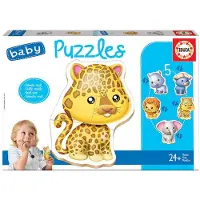 Educa - 5 Puzzels Baby - dieren - 3 tot 5 stukjes
