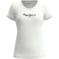 Pepe Jeans Shirt 'Virginia' zwart / wit