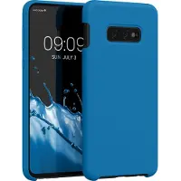 Kwmobile telefoonhoesje geschikt voor Samsung Galaxy S10e - Hoesje met siliconen coating - Smartphone case in rifblauw