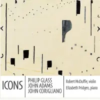 OUTHERE Robert McDuffie & Elizabeth Pridgen - Icons: Philip Glass, John Adams, John Corigliano (CD)