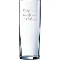 Arcoroc Longdrinkglas gegraveerd - 31cl - Liebje Laitsje Leaf