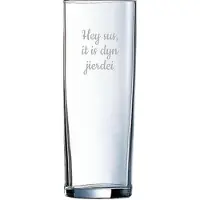 Arcoroc Longdrinkglas gegraveerd - 31cl - Hey sus it is dyn jierdei