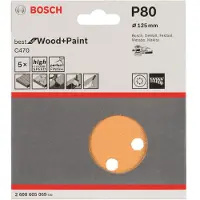 Bosch Prof schuurbladenset excenter ø125mm 80 5st
