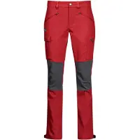 Bergans Broek Women Nordmarka Hybrid Red Sand Solid Dk Grey-L