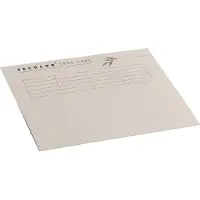 Djois Secolor Tree-Free Dossiermap Folio Crème Karton 100% gerecycled 226 grams 225 g/m² 10 Stuks