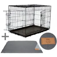 Brekz bench zwart voor de hond XL
