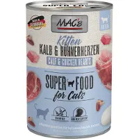Mac'S 6x400g Kitten Kalf/Kippenharten Kattenvoer