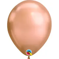 Folat Ballonnen Roségoud Chroom 28cm (100st)
