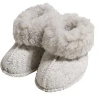 Alwero Baby Slofjes Baby Slof Melo - Wit - Maat 6-12M