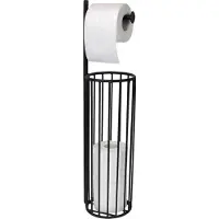 Loft42 Wiro Toiletrolhouder - Metaal - zwart - Vrijstaand
