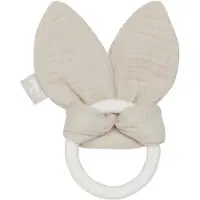 Jollein Bijtring Siliconen Bunny Ears - Nougat