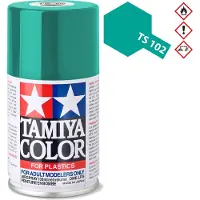 Tamiya Hobbyverf Acrylverf - TS-102 Cobalt Green - Gloss - Acryl Spray - Verf spuitbus - 100 ml
