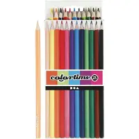 Colortime Kleurpotloden - basiskleuren, 12st.
