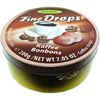 Limpex Konfektyr Fine Drops Koffie - heerlijke zuurtjes in handig blik - 200 g