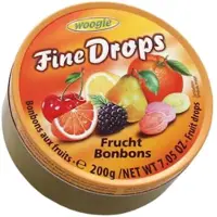 Limpex Konfektyr Fine Drops Vruchten Mix 200 g