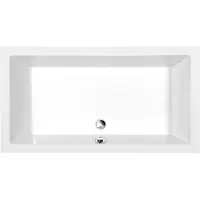 Polysan Deep rechthoekige douchebak 100x75x26cm wit