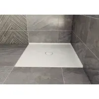 Polysan Mirai vierkante douchebak 2 randen 90x90cm wit