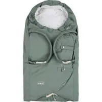 Voksi Carry - Zachte reiswieg en voetenzak kinderwagen - Wandelwagen - Carry Sea Green