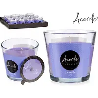 Acorde - Geurkaars - Set van 2 - LINNENFRIS + LAVENDEL- in glas - in geschenkdraagzak