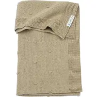 Meyco Baby Mini Knots ledikant deken - sand - 100x150cm - 1.0 TOG
