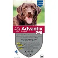 Elanco Deutschland GmbH Advantix Dog 400/2000 | 6 x 4,0 ml