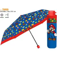 Perletti Super Mario Bros Folding Umbrella Veelkleurig Man