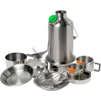 Kelly Kettle - Ultimate Base Camp Kit - Drogebrandstofkookstel One Size, stainless steel