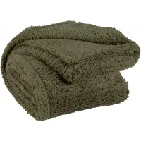 Unique living Teddy fleece plaid