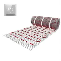 Guido Gusto Elektrische vloerverwarming 960 watt 6,0 m² inclusief slimme thermostaat mat wit