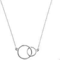 Trendjuwelier huiscollectie 1324554 Zilveren Ketting Rondjes 1,0 mm 41 + 4 cm