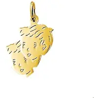 Trendjuwelier huiscollectie 4005869 Gouden kinderkopje bedel jongen-jongen