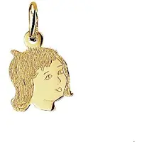 Trendjuwelier huiscollectie 4005821 Gouden bedel kinderkopje meisje