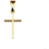 The Jewelry Collection Gouden hanger - massief kruisje - 4014862