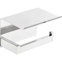 Guido Gusto Wc-rolhouder chroom met planchet