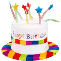 Boland Kinderhoed Rainbow pie 'Happy Birthday'