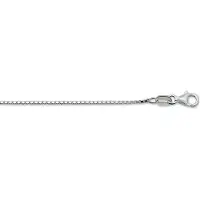 Trendjuwelier huiscollectie 4105073 Collier Witgoud Venetiaans 1,2 mm