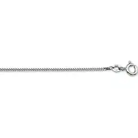 The Jewelry Collection Witgoud gourmet ketting 4100457