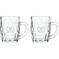 Libbey Gegraveerde set Bierpullen 55cl Gefeliciteerd 30 jaar getrouwd