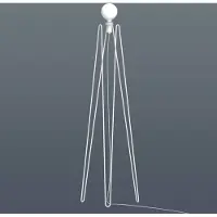 Grupa Products Model Vloerlamp Model 2 | White | White