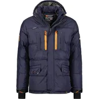 Geographical Norway Warme Winterjas Basilboli Met Capuchon Blauw Geographical - S