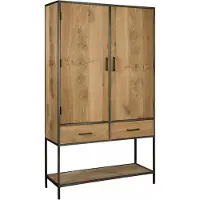 Tower Living Luna Cabinet - 2 drws - 2 drs (Naturel, 115x200x40cm)